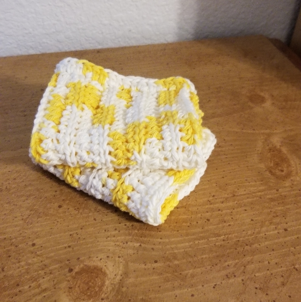 💞2/$20 HAND CRAFTED Crocheted All Purpse 100% Cottn Reusble Bath or Dish Cloths - Picture 7 of 8